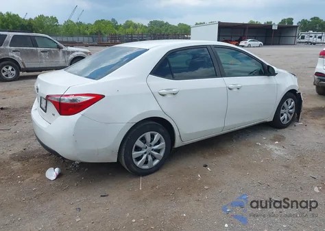 2016 Toyota Corolla Le z USA, uszkodzony, nr VIN 5YFBURHE2GP534621
